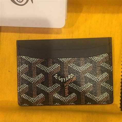 goyard card holders|authentic goyard card holder.